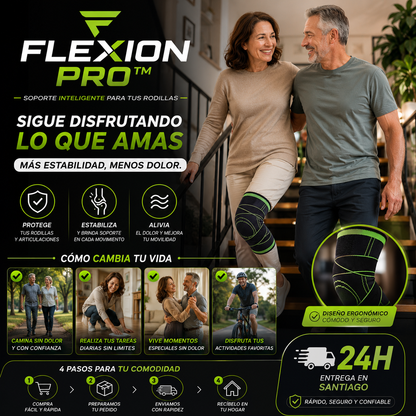 FLEXION PRO™: Soporte Inteligente para tus Rodillas